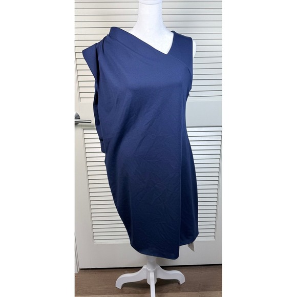 Ted Baker Dresses & Skirts - Ted Baker Navy Sculpted Bow Detail Sheath Dress Size 10
